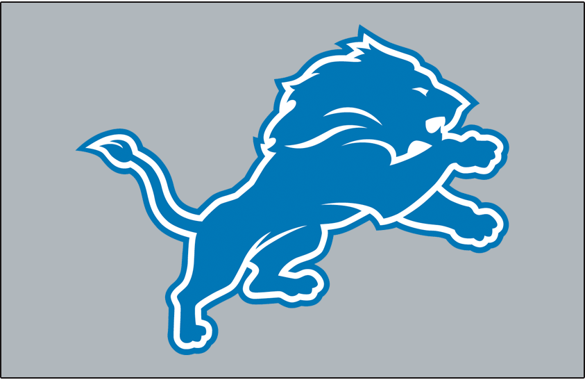 Detroit Lions 2017-Pres Primary Dark Logo fabric transfer